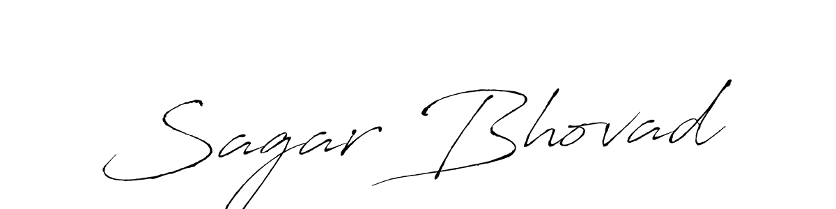 Sagar Bhovad stylish signature style. Best Handwritten Sign (Antro_Vectra) for my name. Handwritten Signature Collection Ideas for my name Sagar Bhovad. Sagar Bhovad signature style 6 images and pictures png