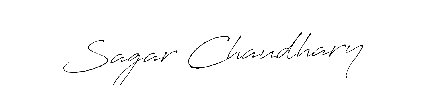 Design your own signature with our free online signature maker. With this signature software, you can create a handwritten (Antro_Vectra) signature for name Sagar Chaudhary. Sagar Chaudhary signature style 6 images and pictures png