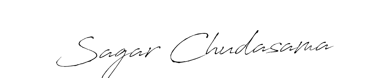 Create a beautiful signature design for name Sagar Chudasama. With this signature (Antro_Vectra) fonts, you can make a handwritten signature for free. Sagar Chudasama signature style 6 images and pictures png