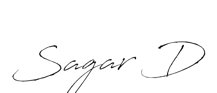 Also we have Sagar D name is the best signature style. Create professional handwritten signature collection using Antro_Vectra autograph style. Sagar D signature style 6 images and pictures png