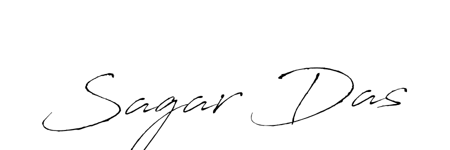 How to make Sagar Das name signature. Use Antro_Vectra style for creating short signs online. This is the latest handwritten sign. Sagar Das signature style 6 images and pictures png