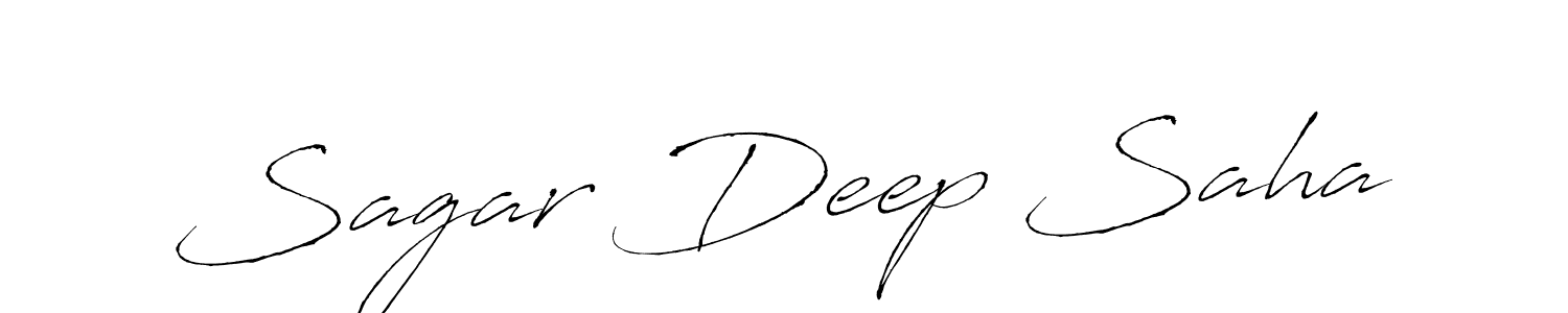 Design your own signature with our free online signature maker. With this signature software, you can create a handwritten (Antro_Vectra) signature for name Sagar Deep Saha. Sagar Deep Saha signature style 6 images and pictures png