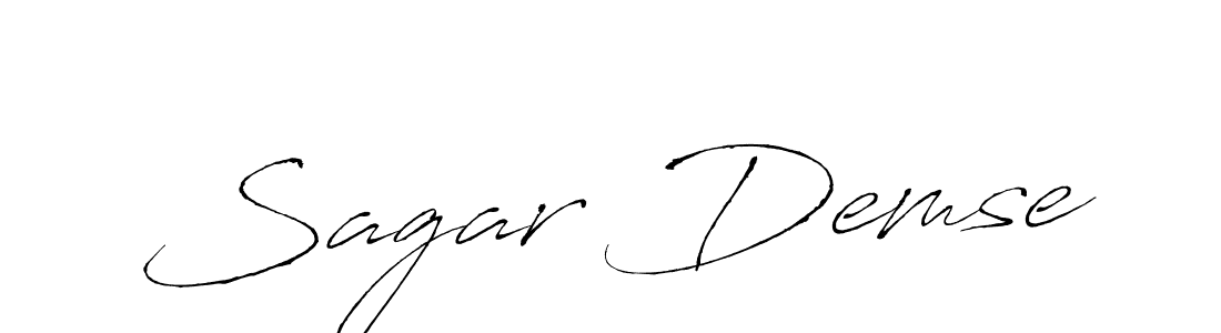 Design your own signature with our free online signature maker. With this signature software, you can create a handwritten (Antro_Vectra) signature for name Sagar Demse. Sagar Demse signature style 6 images and pictures png