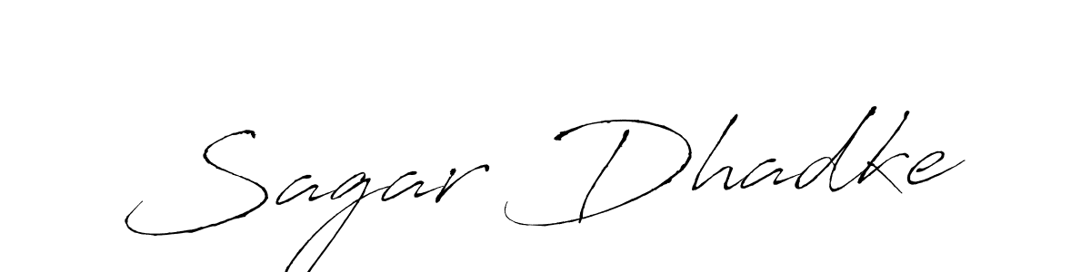 Also You can easily find your signature by using the search form. We will create Sagar Dhadke name handwritten signature images for you free of cost using Antro_Vectra sign style. Sagar Dhadke signature style 6 images and pictures png