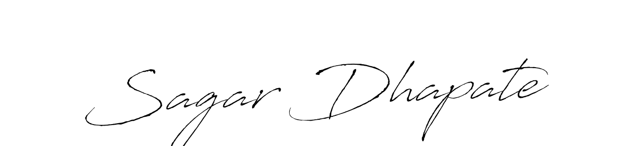 The best way (Antro_Vectra) to make a short signature is to pick only two or three words in your name. The name Sagar Dhapate include a total of six letters. For converting this name. Sagar Dhapate signature style 6 images and pictures png