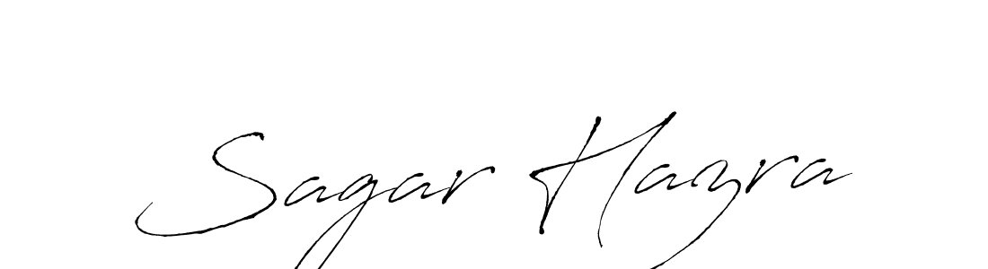 Create a beautiful signature design for name Sagar Hazra. With this signature (Antro_Vectra) fonts, you can make a handwritten signature for free. Sagar Hazra signature style 6 images and pictures png