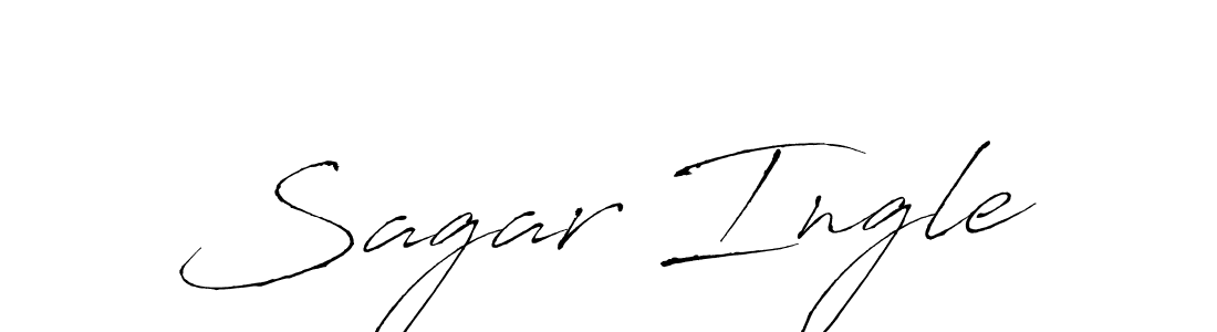 Similarly Antro_Vectra is the best handwritten signature design. Signature creator online .You can use it as an online autograph creator for name Sagar Ingle. Sagar Ingle signature style 6 images and pictures png
