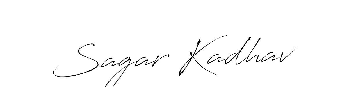 This is the best signature style for the Sagar Kadhav name. Also you like these signature font (Antro_Vectra). Mix name signature. Sagar Kadhav signature style 6 images and pictures png
