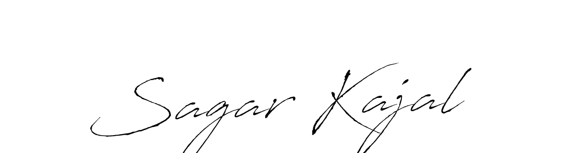 Also we have Sagar Kajal name is the best signature style. Create professional handwritten signature collection using Antro_Vectra autograph style. Sagar Kajal signature style 6 images and pictures png