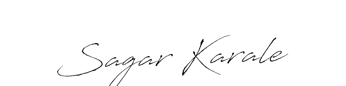 Also we have Sagar Karale name is the best signature style. Create professional handwritten signature collection using Antro_Vectra autograph style. Sagar Karale signature style 6 images and pictures png