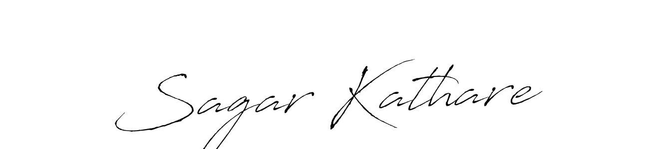This is the best signature style for the Sagar Kathare name. Also you like these signature font (Antro_Vectra). Mix name signature. Sagar Kathare signature style 6 images and pictures png