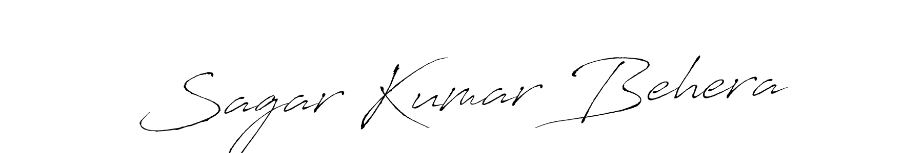 Create a beautiful signature design for name Sagar Kumar Behera. With this signature (Antro_Vectra) fonts, you can make a handwritten signature for free. Sagar Kumar Behera signature style 6 images and pictures png