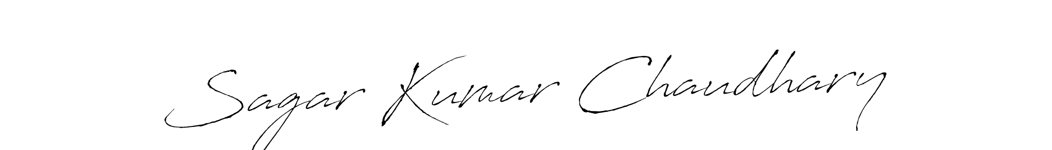 Also we have Sagar Kumar Chaudhary name is the best signature style. Create professional handwritten signature collection using Antro_Vectra autograph style. Sagar Kumar Chaudhary signature style 6 images and pictures png