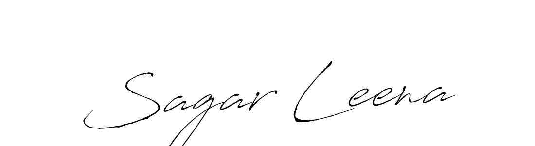 Also You can easily find your signature by using the search form. We will create Sagar Leena name handwritten signature images for you free of cost using Antro_Vectra sign style. Sagar Leena signature style 6 images and pictures png