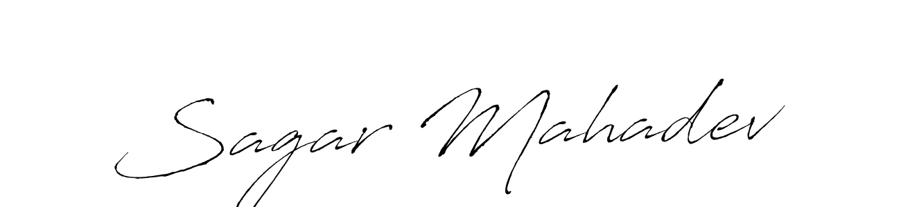 Antro_Vectra is a professional signature style that is perfect for those who want to add a touch of class to their signature. It is also a great choice for those who want to make their signature more unique. Get Sagar Mahadev name to fancy signature for free. Sagar Mahadev signature style 6 images and pictures png