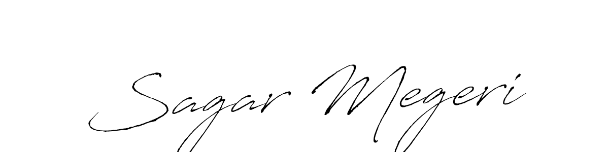 Design your own signature with our free online signature maker. With this signature software, you can create a handwritten (Antro_Vectra) signature for name Sagar Megeri. Sagar Megeri signature style 6 images and pictures png