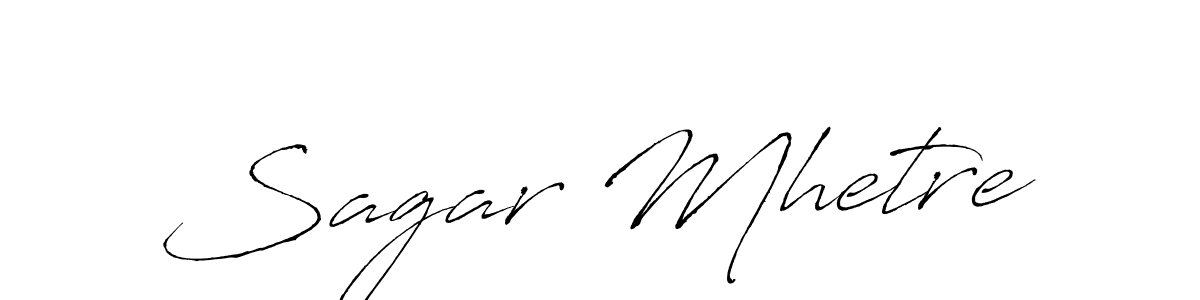 The best way (Antro_Vectra) to make a short signature is to pick only two or three words in your name. The name Sagar Mhetre include a total of six letters. For converting this name. Sagar Mhetre signature style 6 images and pictures png