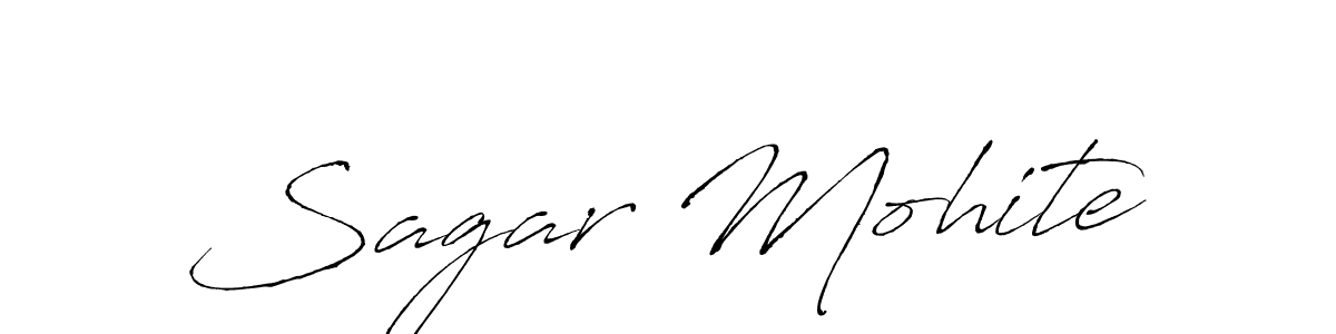 Use a signature maker to create a handwritten signature online. With this signature software, you can design (Antro_Vectra) your own signature for name Sagar Mohite. Sagar Mohite signature style 6 images and pictures png