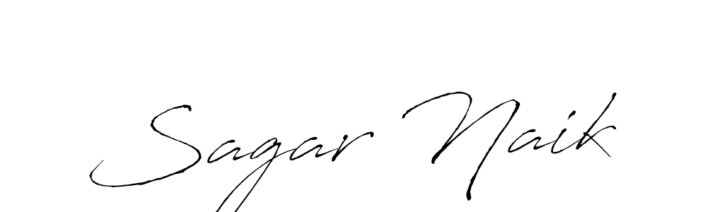 Create a beautiful signature design for name Sagar Naik. With this signature (Antro_Vectra) fonts, you can make a handwritten signature for free. Sagar Naik signature style 6 images and pictures png