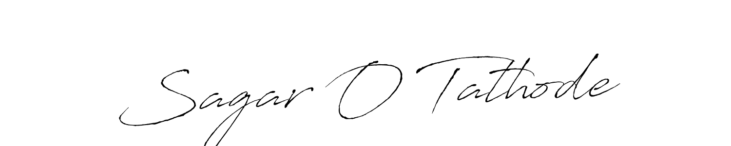 Also we have Sagar O Tathode name is the best signature style. Create professional handwritten signature collection using Antro_Vectra autograph style. Sagar O Tathode signature style 6 images and pictures png