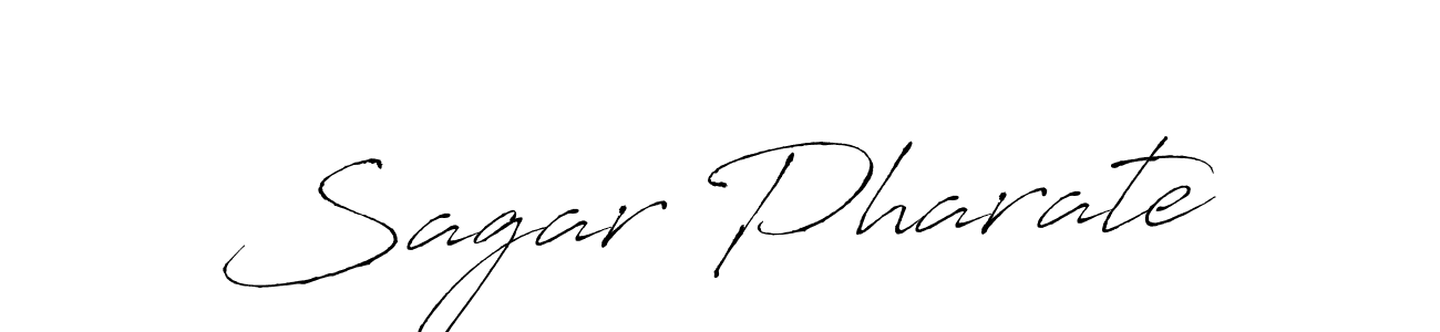 How to make Sagar Pharate signature? Antro_Vectra is a professional autograph style. Create handwritten signature for Sagar Pharate name. Sagar Pharate signature style 6 images and pictures png