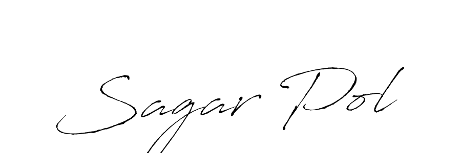 How to make Sagar Pol signature? Antro_Vectra is a professional autograph style. Create handwritten signature for Sagar Pol name. Sagar Pol signature style 6 images and pictures png