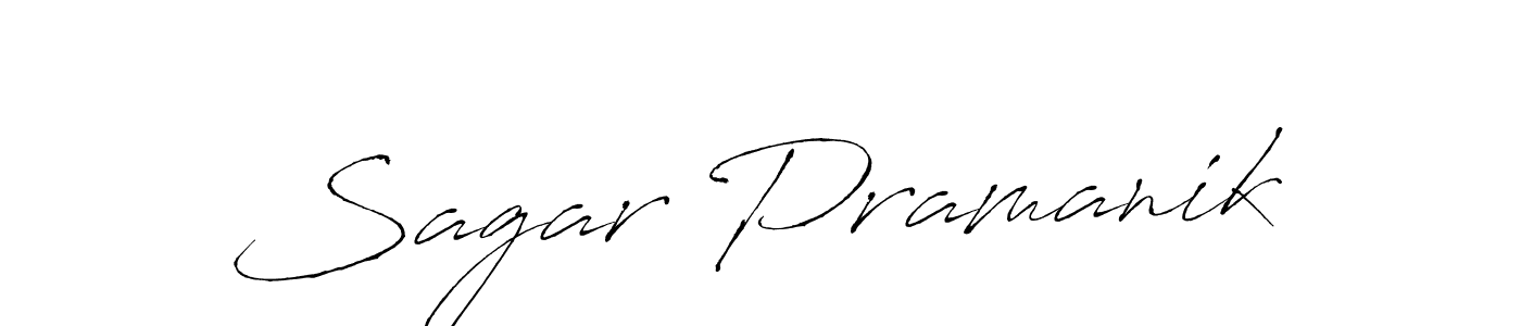 The best way (Antro_Vectra) to make a short signature is to pick only two or three words in your name. The name Sagar Pramanik include a total of six letters. For converting this name. Sagar Pramanik signature style 6 images and pictures png