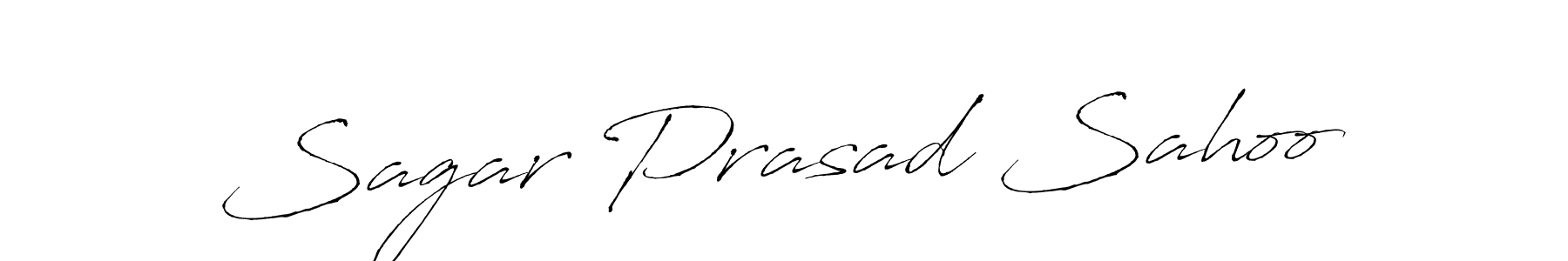 Sagar Prasad Sahoo stylish signature style. Best Handwritten Sign (Antro_Vectra) for my name. Handwritten Signature Collection Ideas for my name Sagar Prasad Sahoo. Sagar Prasad Sahoo signature style 6 images and pictures png