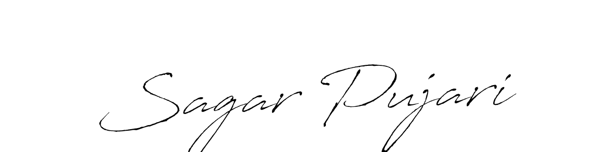 It looks lik you need a new signature style for name Sagar Pujari. Design unique handwritten (Antro_Vectra) signature with our free signature maker in just a few clicks. Sagar Pujari signature style 6 images and pictures png