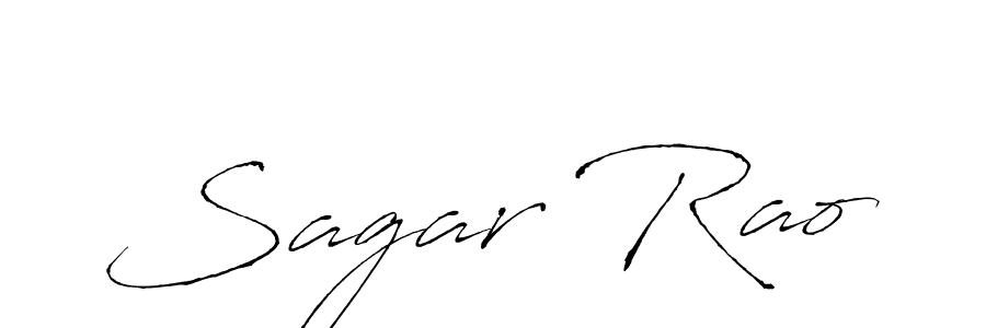 Sagar Rao stylish signature style. Best Handwritten Sign (Antro_Vectra) for my name. Handwritten Signature Collection Ideas for my name Sagar Rao. Sagar Rao signature style 6 images and pictures png