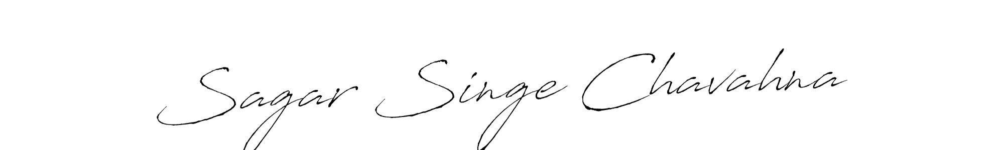 Sagar Singe Chavahna stylish signature style. Best Handwritten Sign (Antro_Vectra) for my name. Handwritten Signature Collection Ideas for my name Sagar Singe Chavahna. Sagar Singe Chavahna signature style 6 images and pictures png