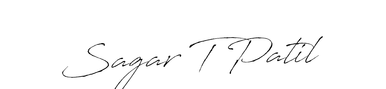 Make a beautiful signature design for name Sagar T Patil. Use this online signature maker to create a handwritten signature for free. Sagar T Patil signature style 6 images and pictures png