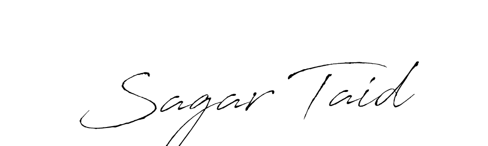 You can use this online signature creator to create a handwritten signature for the name Sagar Taid. This is the best online autograph maker. Sagar Taid signature style 6 images and pictures png