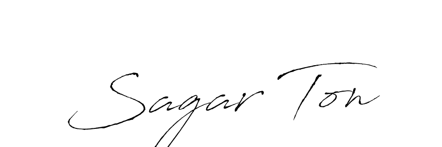 It looks lik you need a new signature style for name Sagar Ton. Design unique handwritten (Antro_Vectra) signature with our free signature maker in just a few clicks. Sagar Ton signature style 6 images and pictures png