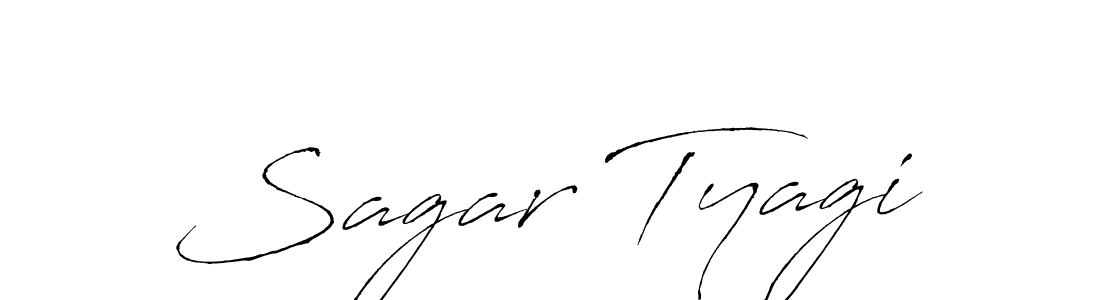 You should practise on your own different ways (Antro_Vectra) to write your name (Sagar Tyagi) in signature. don't let someone else do it for you. Sagar Tyagi signature style 6 images and pictures png