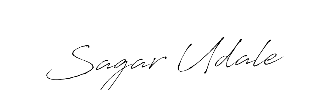 Also we have Sagar Udale name is the best signature style. Create professional handwritten signature collection using Antro_Vectra autograph style. Sagar Udale signature style 6 images and pictures png