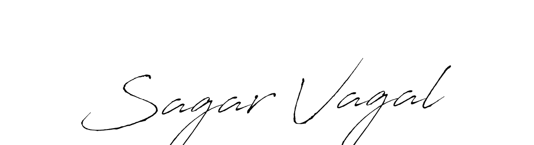 Also we have Sagar Vagal name is the best signature style. Create professional handwritten signature collection using Antro_Vectra autograph style. Sagar Vagal signature style 6 images and pictures png