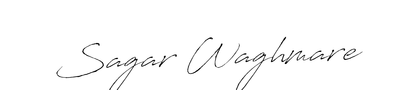 Create a beautiful signature design for name Sagar Waghmare. With this signature (Antro_Vectra) fonts, you can make a handwritten signature for free. Sagar Waghmare signature style 6 images and pictures png