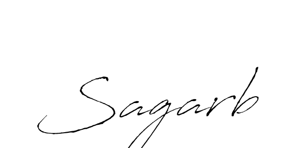 Make a beautiful signature design for name Sagarb. With this signature (Antro_Vectra) style, you can create a handwritten signature for free. Sagarb signature style 6 images and pictures png