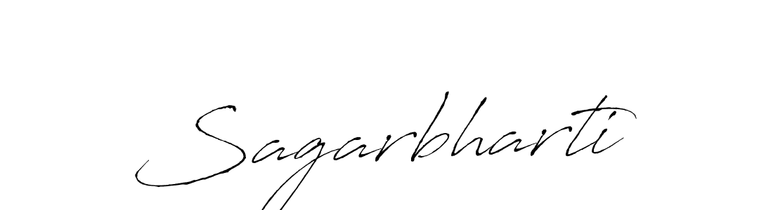 Antro_Vectra is a professional signature style that is perfect for those who want to add a touch of class to their signature. It is also a great choice for those who want to make their signature more unique. Get Sagarbharti name to fancy signature for free. Sagarbharti signature style 6 images and pictures png