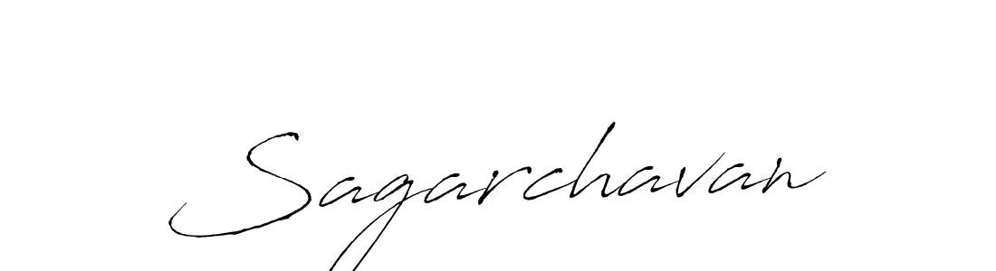 How to make Sagarchavan name signature. Use Antro_Vectra style for creating short signs online. This is the latest handwritten sign. Sagarchavan signature style 6 images and pictures png