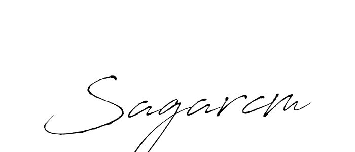 You should practise on your own different ways (Antro_Vectra) to write your name (Sagarcm) in signature. don't let someone else do it for you. Sagarcm signature style 6 images and pictures png