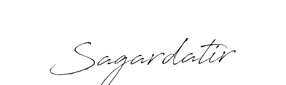 Design your own signature with our free online signature maker. With this signature software, you can create a handwritten (Antro_Vectra) signature for name Sagardatir. Sagardatir signature style 6 images and pictures png