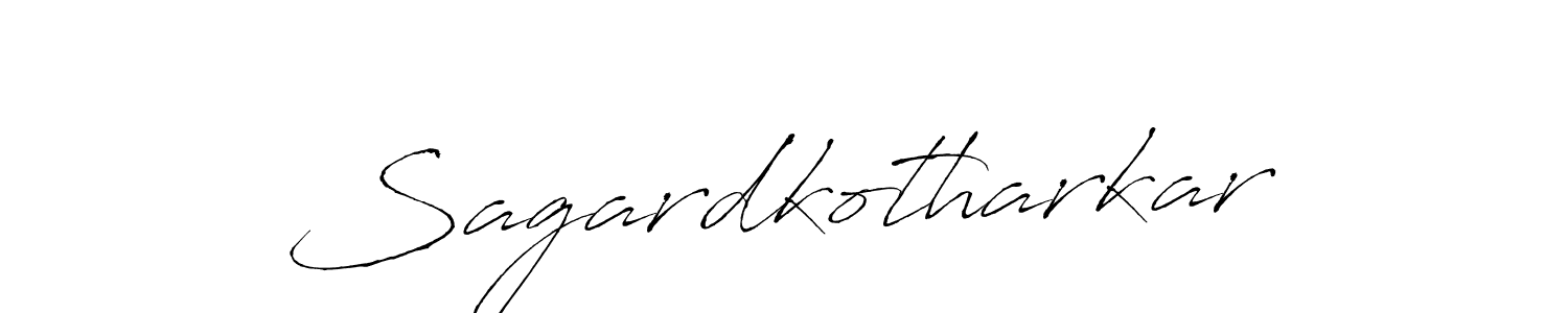 How to make Sagardkotharkar signature? Antro_Vectra is a professional autograph style. Create handwritten signature for Sagardkotharkar name. Sagardkotharkar signature style 6 images and pictures png