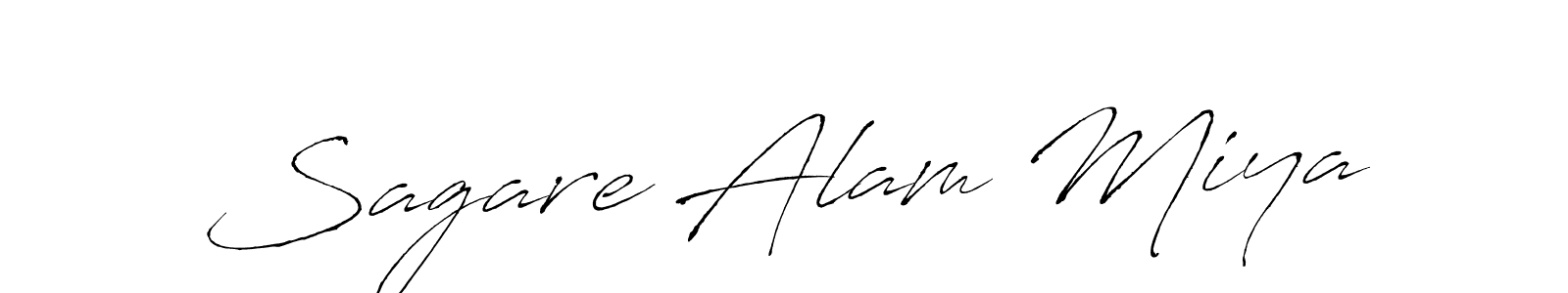 This is the best signature style for the Sagare Alam Miya name. Also you like these signature font (Antro_Vectra). Mix name signature. Sagare Alam Miya signature style 6 images and pictures png