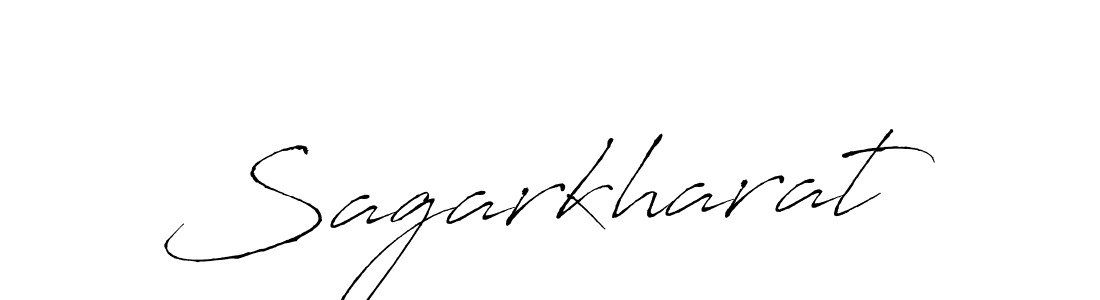 Make a beautiful signature design for name Sagarkharat. With this signature (Antro_Vectra) style, you can create a handwritten signature for free. Sagarkharat signature style 6 images and pictures png