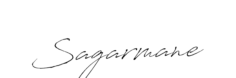 How to make Sagarmane signature? Antro_Vectra is a professional autograph style. Create handwritten signature for Sagarmane name. Sagarmane signature style 6 images and pictures png