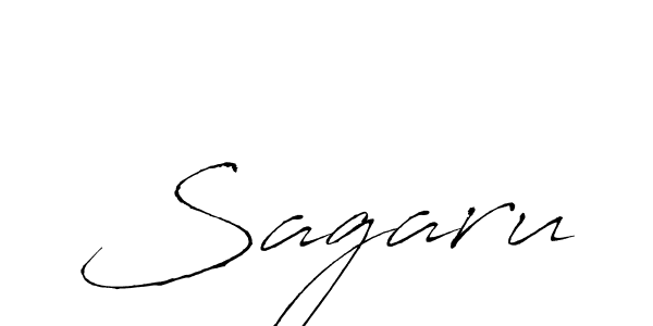 Design your own signature with our free online signature maker. With this signature software, you can create a handwritten (Antro_Vectra) signature for name Sagaru. Sagaru signature style 6 images and pictures png