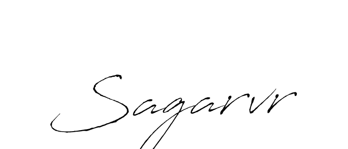 Also we have Sagarvr name is the best signature style. Create professional handwritten signature collection using Antro_Vectra autograph style. Sagarvr signature style 6 images and pictures png