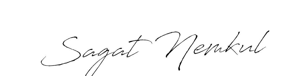 Use a signature maker to create a handwritten signature online. With this signature software, you can design (Antro_Vectra) your own signature for name Sagat Nemkul. Sagat Nemkul signature style 6 images and pictures png